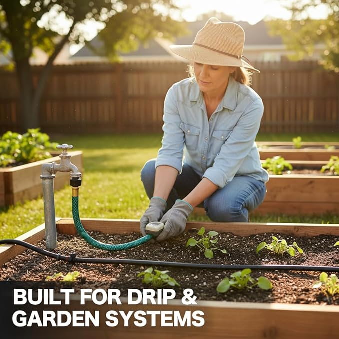Leader Hose for Outdoor Garden Connection: 5FT 1/2" Short Hose with Male to Female Fittings Leakproof and No Kink for Faucet Extension Drip Irrigation