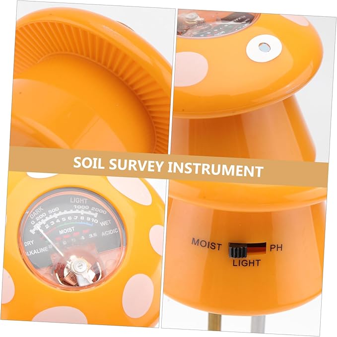 Housoutil Soil Ph Tester Moisture One Soil Testing Tool for Garden High Accuracy No Battery Needed for Fruit Flower Vegetable
