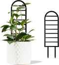 Metal Ladder Arch Indoor Plant Trellis,14.96 inch Metal Plant Trellis for Climbing Plants Indoor.Rustproof House Plant Support for Pothos Hoya Ivy Flower
