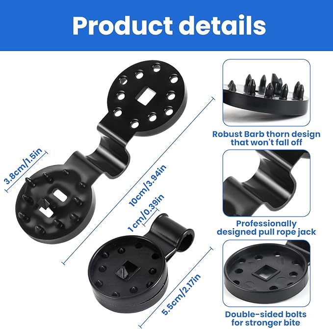 Sunscreen Net Clips Heavy Duty Plastic Shade Cloth Clips 100Pack with Tarp Grommet Fasteners for Garden Patio Awning Mesh Fabric Clamp
