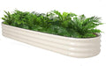 Galvanized Raised Garden Bed Kit Outdoor Metal Garden Planter Box for Backyard Gardening, Planting Vegetables, and Patio (94.4"x23.6"x11.8")