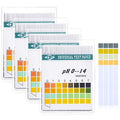 400 Strips Plastic Ph Test Strips, Universal Ph 0-14, Litmus Test Paper with Storage Case for Saliva Urine Water Soil Testing Pet Food and Diet Ph Monitoring