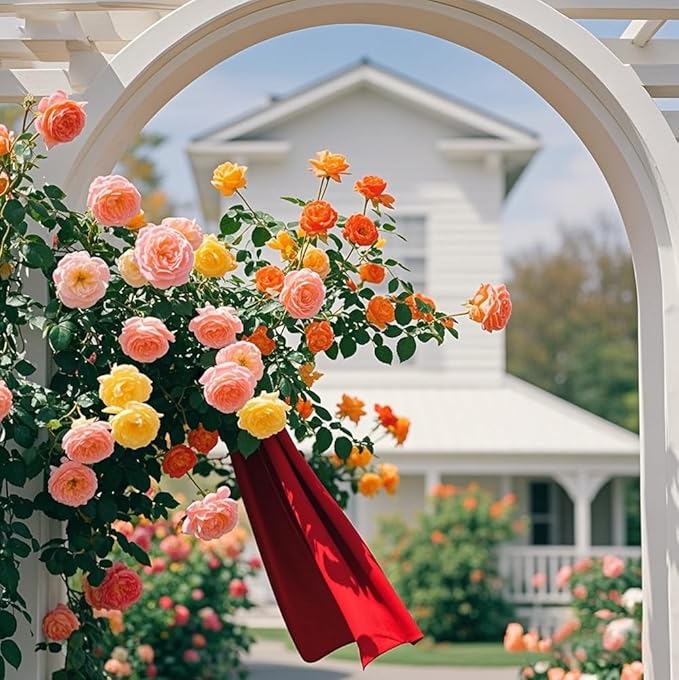 600+ Mix Climbing Rose Seeds for Planting Outdoors Ornamental Vine Rosas Bush Vine Climber Long-Blooming Garden Decoration