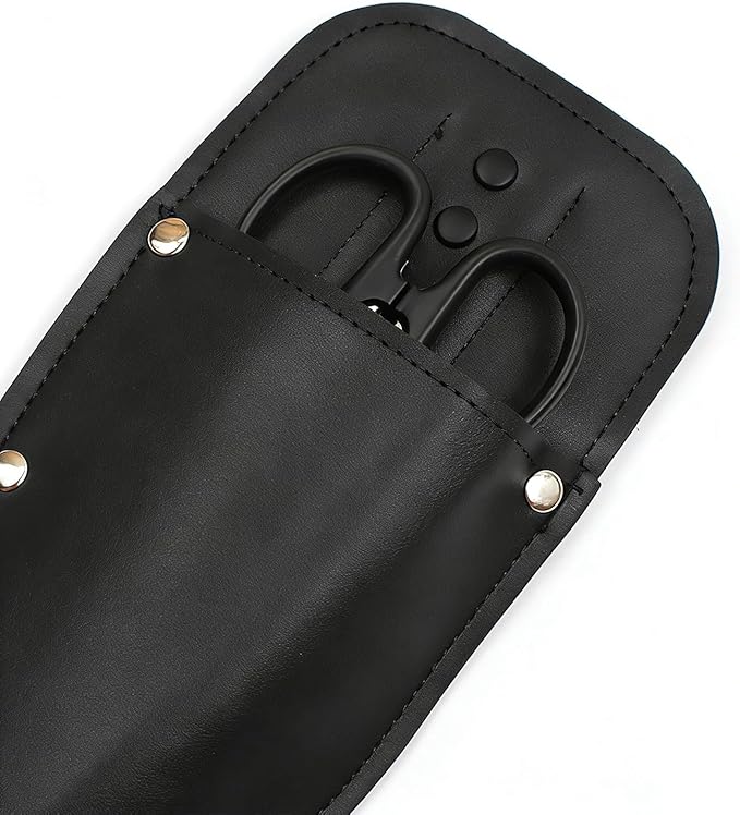 2pcs Pliers Holster,Garden Pruner Sheath, Pruner Holster, Premium PU Leather Holster Protective Case Cover Scabbard for Gardening Pruning Shears Scissor