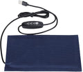 Reptile Heating Pad, Pets Under Tank Heater Terrarium Warmer Heat Mat USB Adjustable Temperature for Seedling Small Animals Tortoise Lizard Snakes Hermit Crab Turtle Amphibians Frog(Small)
