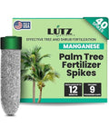 Manganese Palm Tree Fertilizer Spikes, 40 Pack - Fertilizer Sticks & Plant Food Spikes for Palm Trees & Ferns - Contains 16% Sulfur, Manganese, Nitrogen, and Essential Nutrients