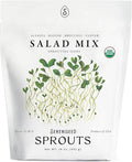 Organic Salad Mix Sprout Seeds (16 oz) – Non-GMO, Heirloom Seeds for Sprouting and Microgreens - Alfalfa, Radish, Broccoli, and Clover
