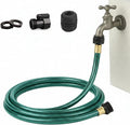 Short Hose 10FT Flexible for Connection: 1/2" PVC Water Hose Lightweight and Leakproof for Small Gardens Reels Drip Irrigation Outdoor Faucet Extension