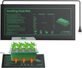 Pawfly 20 W Seedling Heat Mat Waterproof Plant Heating Mat 20.5 x 10 Inch Heat Mat for Plants Heating Pad for Seed Starting Indoor Gardening Greenhouse Germination Breeding Brewing & Reptiles