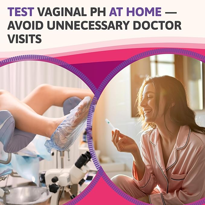 Exploro Vaginal pH Test Kit, Clinically-Tested Vaginal Infection Test Kit, Fast & Accurate Results for PH Balance for Women, Vaginal pH Test for BV, Yeast, at Home Testing Pack of 7