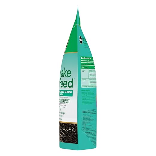Miracle-Gro Shake 'N Feed Flowering Trees and Shrubs Plant Food, For In-Ground and Container Plants, Acid-Loving Flowering Plants, 8 lbs.
