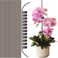 25PCS Plant Stakes for Indoor Plants, 18Inch Bendable Plant Support Stakes and 25PCS Plant Clips, Plant Sticks Support for Orchid, Flower, Potted Plants, Rose