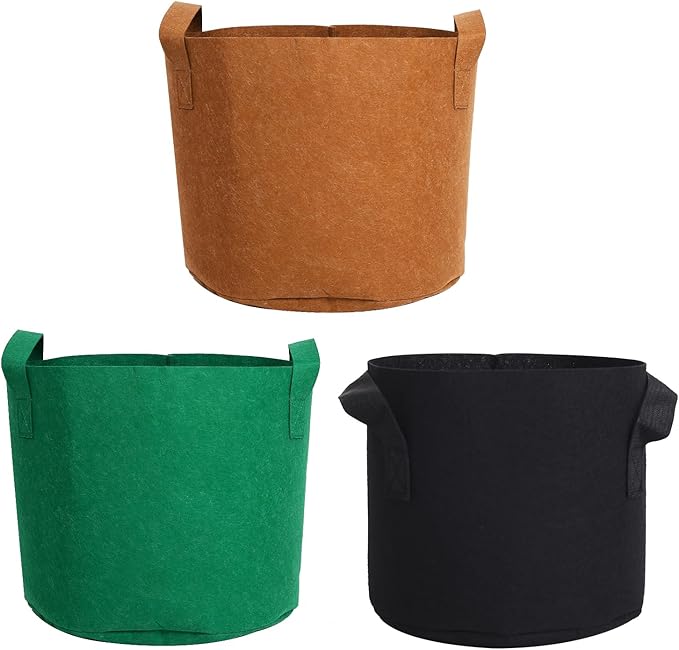 SILKIR Grow Bags, 10 Gallon, Colorful