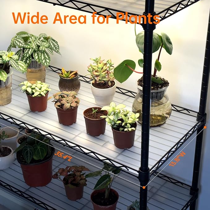 Bstrip Indoor Greenhouse with Grow Light, Indoor Greenhouse Cabinet with 3 Pack Full Spectrum Plant Lights, 3 Color Modes, Grow Tent Kit for Indoor Plant, Seed Starting, Seed Tray, 35.4"x13.8"x59"