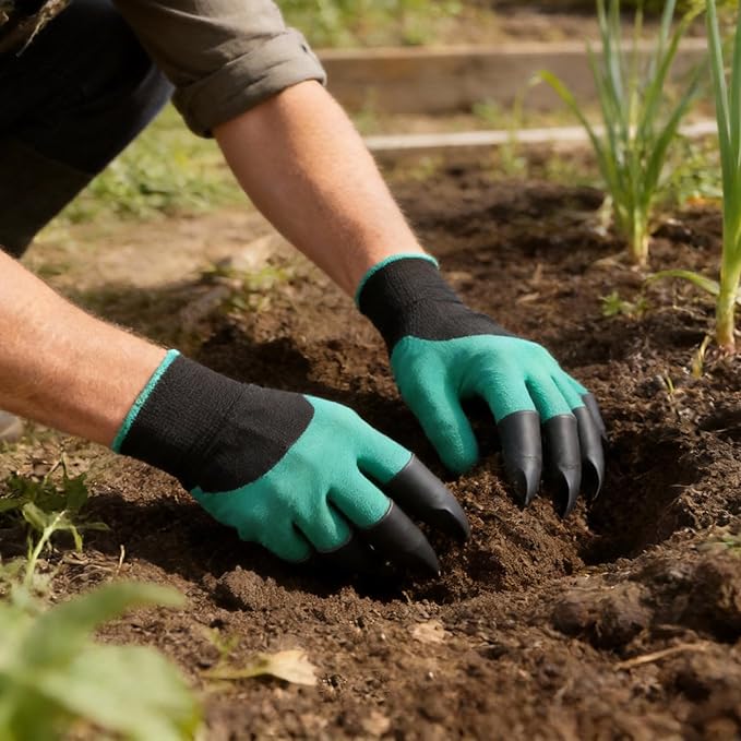 Gardening Gloves with Claw,Planting Waterproof Gardening Gloves,for Digging in The Garden,