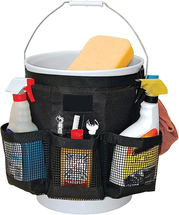 TOOYFUL Car Wash Bucket Tool Organizer, Garden Tool Organizer Bag for 5 Gallon Bucket