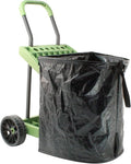 Rolling Tool Toter with Leaf Toter and Load Toter Lift Plate | Lawn Care Cart with Leaf Collection Bag | Mobile Yard Raking Project Organizer Caddy | Made in USA by Vertex | Model EX640