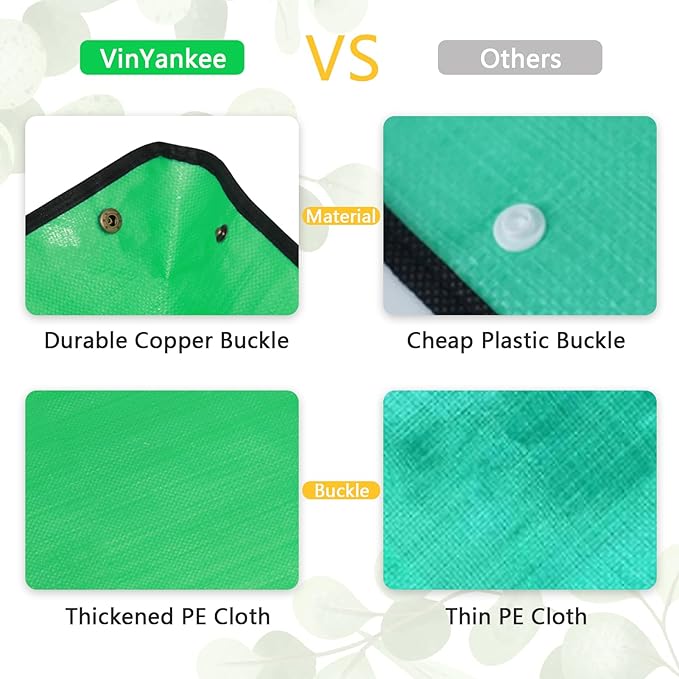 VinYankee Repotting Mat for Potting Soil Mess Control, 26.8" x 26.8" Waterproof Plant Potting Mat, Succulent Orchid Potting Tray for Plant Pots, Gardening Gifts Bonsai Tools