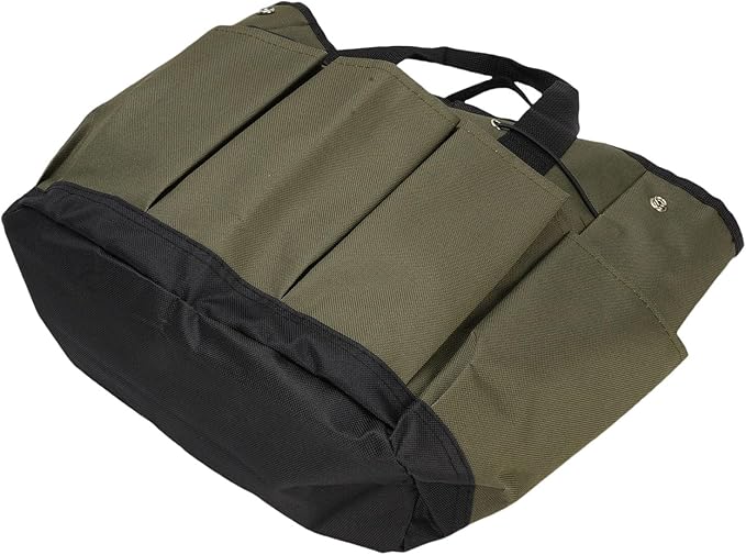 Garden Tool Bag Durable Garden Organizer for Outdoor Camping, Oxford Cloth Tool Holder for Gardeners (Green Aluminum Alloy)