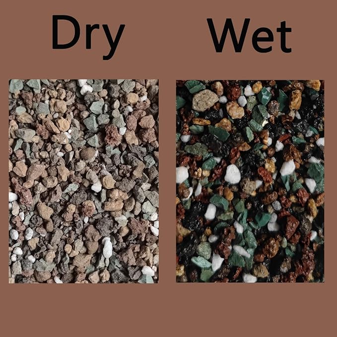 Mix Horticultural 5lbs Lava Rocks Mixed Potting Soil for Plants Bonsai Succulents and Cacti Soil Decoration Gravel Volcanic Pumice Stones for Terrarium, Top Dressing, Fairy Gardening