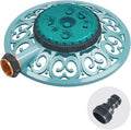 Melnor 65101-AMZ Sprout Metal 8-Pattern Sprinkler and QuickConnect Product Adapter Amazon Bundle, Gooseberry Green