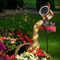 Solar Watering Can Light, Solar Yard Decorations Outdoor,Garden Decor Lights for Yard,IP65 Waterproof Hanging Lantern Lights,Outside Patio Lawn (Warm White)