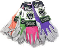 4 Pack Atlas Glove NT370 Atlas Nitrile Garden Gloves - Small (Assorted Colors)