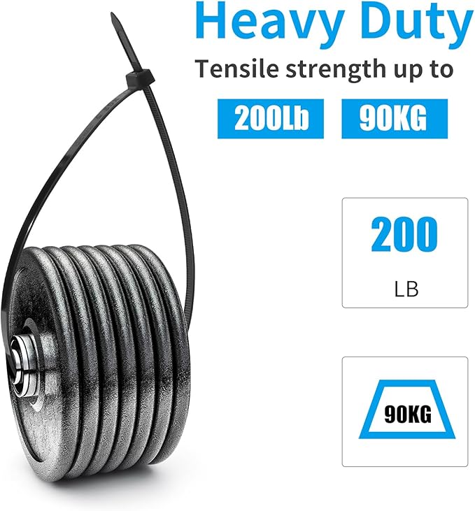 XINGO Pink 16 Inch Zip Ties Heavy Duty 100 Pack, 200 LBS Ultra Strong Plastic Wire Ties, Large Cable Ties Extra Long Tie Wraps, Indoor and Outdoor UV Resistant