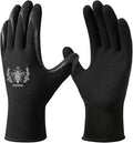 Pleneal Gardening Gloves for Women Men - 6/3 Pairs Garden Gloves with Grip, Latex Coated Working Glove, Medium Size