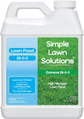 Maximum Green & Growth Fertilizer High Nitrogen 28-0-0 Lawn Food Liquid Fertilizer- Spring & Summer- Any Grass Type- Simple Lawn Solutions - Concentrated Quick & Slow Release Formula (64 Ounce)