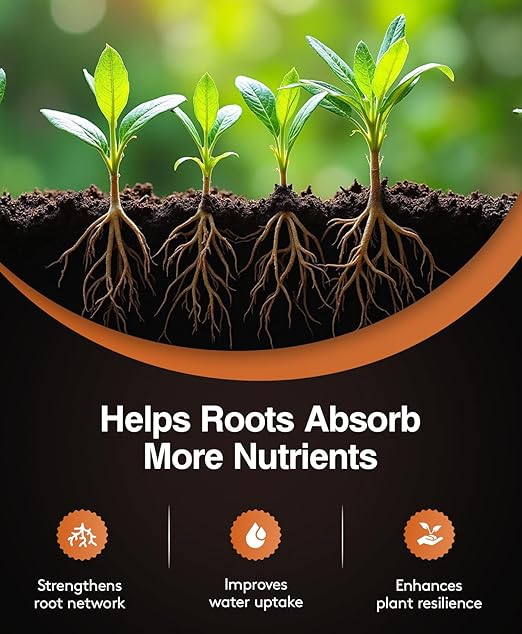 Xtreme Gardening Mykos Mycorrhizae for Plants- Granular Mycorrhizal Fungi Root Inoculant, OMRI Listed Organic Biofertilizer for Stronger Roots & Nutrient Uptake (1 lb)