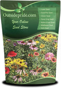 Outsidepride Midwest Wildflower Seed Mix - 1/4 Lb Premium Blend of Annual & Perennial Native Wildflower Seeds for Midwestern States, Attracts Pollinators, Low-Maintenance, Ideal for Meadows & Gardens