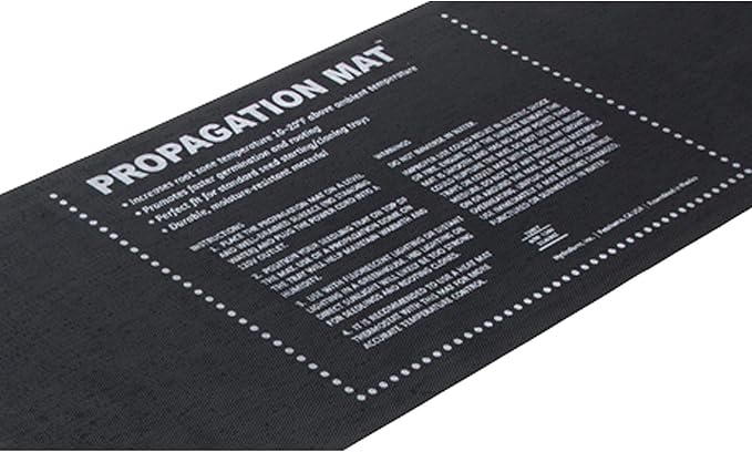 Dirt Genius 19007 Hydroponic 12 x 48 60 Watt Seed Start Seedling Propagation Heat Mat with 6 Foot Power Cord, Single