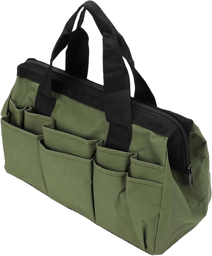 Dpofirs 11-Pocket Tool Organizer Bag | Standable Foldable Oxford Tote For Garden Tool Storage