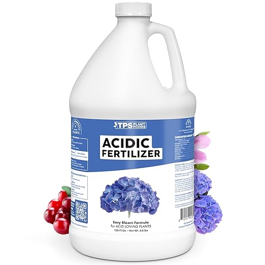 Acidic Fertilizer for Acid-Loving Plants, Works Great for Hydrangeas, Blueberries, and Gardenia, Liquid Fertilizer by TPS Plant Foods, 1 Gallon (128 oz)