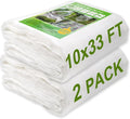 Thicker Garden Mesh Netting, 2 Pack 10x33Ft Ultra Fine Garden Netting Mesh Barrier Protection Netting for Vegetable Plants Fruits Flowers Crops Row Cover Raised Bed Fabric Screen Protection Net Cover