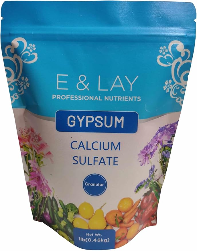E & LAY PROFESSIONAL NUTRIENTS Gypsum Granules Calcium Sulfate (2lb)
