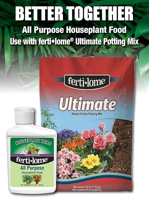 Houseplant Hero All Purpose Plant Food - 10-10-10 House Plant Fertilizer (8 Ounces)