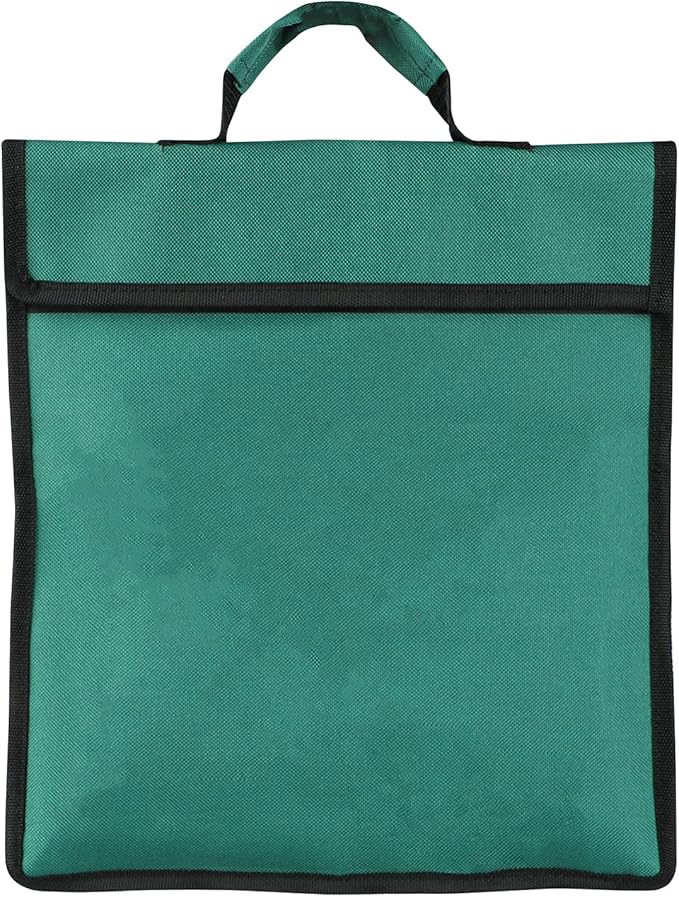 Garden Kneeler Tool Bag Stool Pouch Seat Storage Tote Hanging Organizer with Handle Pockets Waterproof Portable Gardening Kneeling Chair Bag Hand Tool Holder Bag for Outdoor Gardening