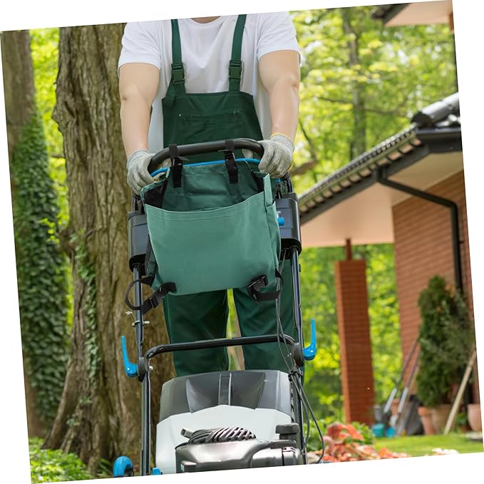 1pc Tool Bag Organizer Scythes Lawn Mower Leaf Bag Universal Lawn Mower ger Adjustable Multi-Purpose Hanging Tool Pouch Push to Ride Accessories