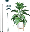 3 Pack Extendable Monstera Plant Support Stakes, Aluminum Alloy, Tomato Stakes Length Adjust from 16.93" to 32.28", Single Stem Support Stakes for Plant Flowers,Rose, Orchid