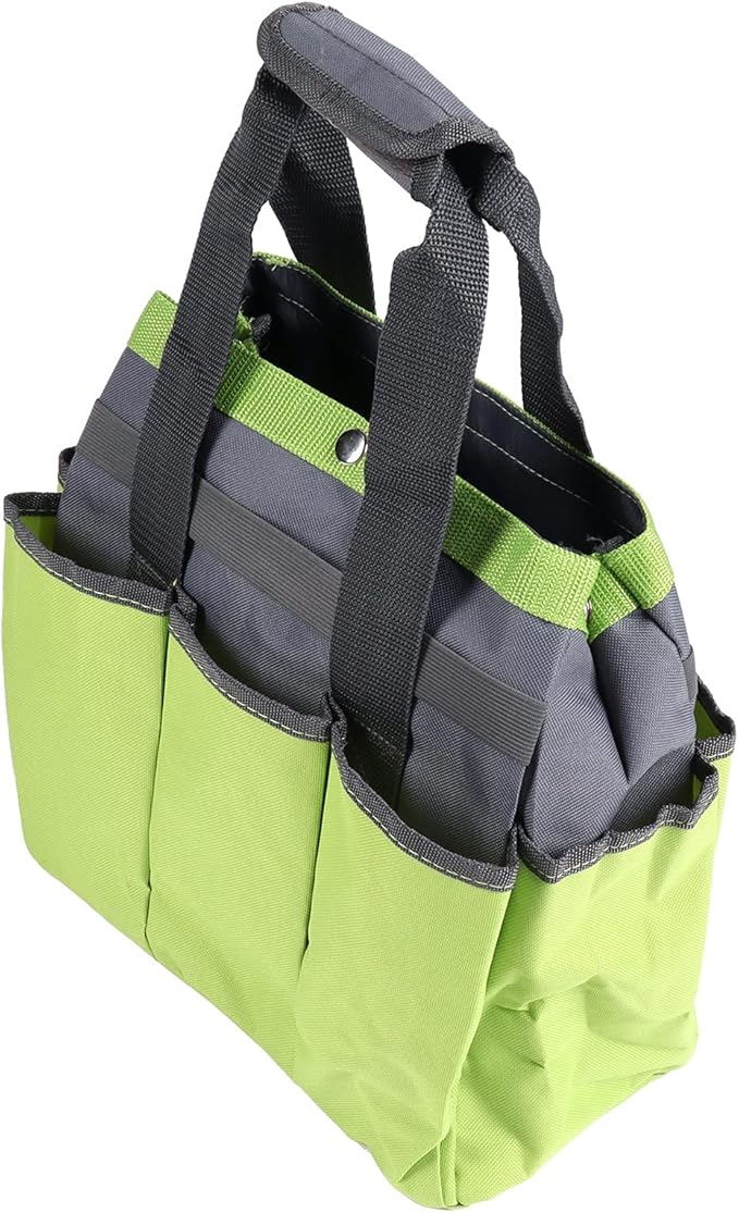Restokki Large Capacity Tool Storage Bag Portable Garden Tool Organizer for Gardening Planting Picnic