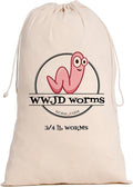 Red Wigglers Composting Worms - 3/4lb Red Worms for Composting - Use on Worm Castings for Plants, Garden, Worm Farm & Compost Starter, Easy to Manage