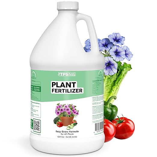 Plant Fertilizer for All Plants – Liquid Plant Food for Healthy Growth, Strong Roots & Vibrant Foliage, 1 Gallon