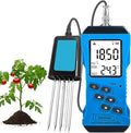 Soil Tester,7-in-1 Digital Soil Sensor Meter with Durable Probe,Nitrogen,Phosphorus,Potassium Npk Tester,High Accuracy Soil Fertility Test,for Garden,Plant Care