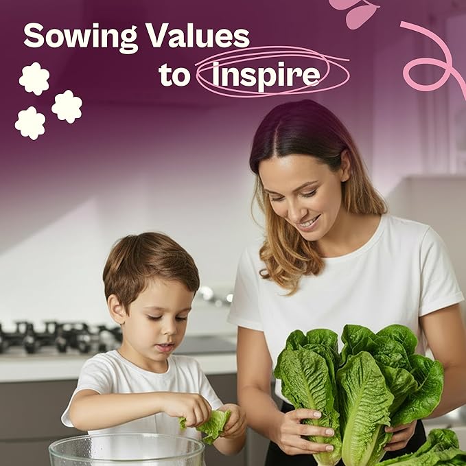SVI 3750 Parris Island Cos Romaine Lettuce Seeds (Lactuca Sativa) – Green Leaf Lettuce Romaine Seed Packets – Disease Resistant, Heirloom Vegetable Seeds for Outdoor Vegetable Garden