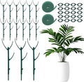 15 Pack Stackable Plant Support Stakes, Climbing Plant Support Pole, Philodendron Garden Stakes for Potted Plants, Plant Holder Stick for Monstera, Pothos