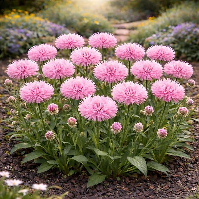 450+ Cornflower Seeds for Planting Outdoors – Heirloom Non-GMO Wildflower Seeds, Easy Grow Pollinator Friendly Garden Flowers for Spring Planting (Pink,450)