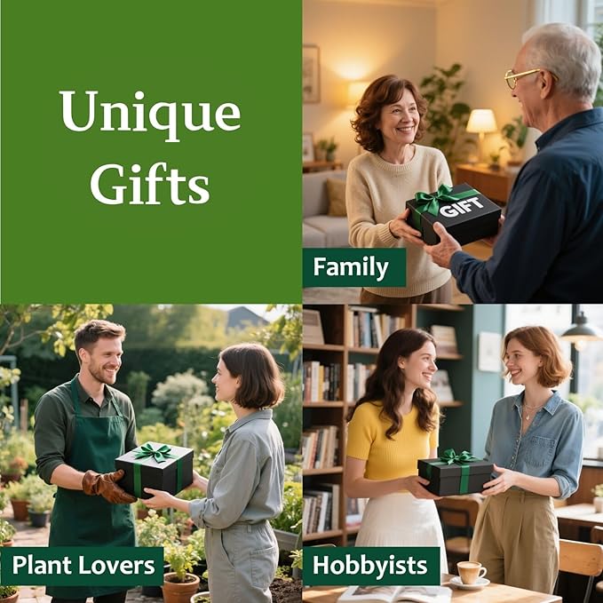 Indoor Herb Garden Start Kit - Unique Gifts for Women, Mothers Day Gifts, Easy House Plant- Birthday for Women,House Warming Gift New Home- Fresh Herb Garden DIY Crafts for Adults