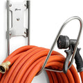 JBscoop Large Stainless Steel Hose Holder, Heavy Duty Hose Hanger (1)